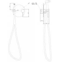 Гигиенический душ со смесителем Abber Emotion Хром арт-AF8826 — фото 4, Гигиенические души