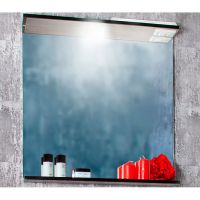 Зеркало Бриклаер Лофт 60 с подсветкой Метрополитен грей с клавишным выключателем арт-4627125413339 — фото 1, Зеркала в ванную комнату