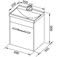 Товар: Тумба под раковину Aquanet Августа 50 подвесная Белый глянец арт-274140 - фото 8 Тумба под раковину Aquanet Августа 50 подвесная Белый глянец арт-274140 — фото 8, Тумбы под раковину