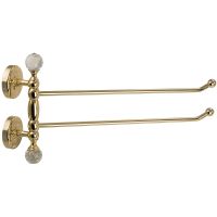 Полотенцедержатель Migliore Amerida поворотный Золото с кристаллами Swarovski арт-16607 — фото 1, Полотенцедержатели