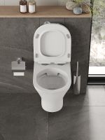 Унитаз Orange подвесной с сиденьем Микролифт арт-C01-100W — фото 5, Подвесные унитазы