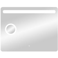 Зеркало Континент Fibra 1000х700 с подсветкой с сенсорным выключателем арт-ЗЛП955 — фото 1, Зеркала в ванную комнату