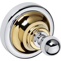 Крючок Bemeta Retro Gold and Сhrom Золото Хром арт-144206138 — фото 1, Крючки для полотенец