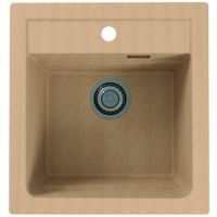 Кухонная мойка Alveus Granital Atrox 20 Beige G55 470x500 Бежевая арт-1131988 — фото 1, Кухонные мойки