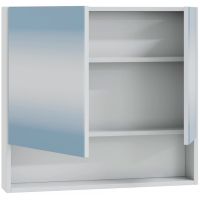 Зеркальный шкаф СанТа Сити 70 Белый арт-700352 — фото 2, Зеркальные шкафы в ванную