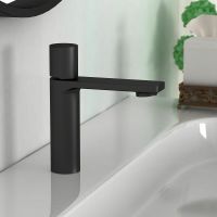 Смеситель для раковины Vincea Vogue Черный матовый арт-VBF-4V3MB — фото 2, Смесители для раковины