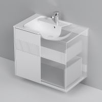 Товар: Тумба под раковину AM.PM Func 80 подвесная Белая матовая арт-M8FFUX0802WM - фото 6 Тумба под раковину AM.PM Func 80 подвесная Белая матовая арт-M8FFUX0802WM — фото 6, Тумбы под раковину