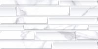 Керамическая плитка Керлайф Calacatta bianco Bricks Rel 33 настенная 31,5х63 см арт-925818 — фото 2, Керамическая плитка