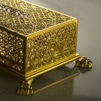 Контейнер для салфеток Migliore Elisabetta Золото арт-17068 — фото 3, Боксы для салфеток