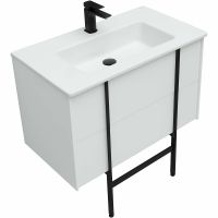 Тумба под раковину Allen Brau Reality 80 подвесная Белая матовая арт-1.32005.WM — фото 11, Тумбы под раковину