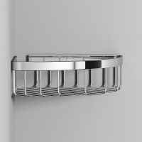 Полка корзина AM.PM Sense L угловая Хром арт-A7452100 — фото 2, Полки для ванной и душа
