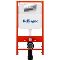 Комплект унитаза Cezares Duet CZR-2462-TH-TOR/CZR-870-SC с инсталляцией BelBagno BB026/BB051CR с сиденьем Микролифт и клавишей смыва Хром арт-CZR-2462-TH-TOR/CZR-870-SC/BB026/BB051CR — фото 12, Комплекты унитаз + инсталляция