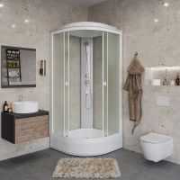 Душевая кабина Niagara Promo 80x80 без гидромассажа арт-P80/26/MT — фото 1, Душевые кабины