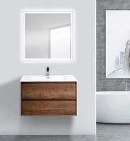 Тумба под раковину BelBagno Kraft 80 подвесная Rovere Tabacco арт-KRAFT-800-2C-SO-RT — фото 7, Тумбы под раковину