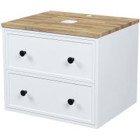 Тумба под раковину Iddis Torr 60 подвесная Белая матовая арт-TOR60WBi95K — фото 2, Тумбы под раковину