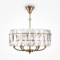 Люстра Maytoni Modern Suite Прозрачная Латунь арт-MOD122PL-06BS — фото 5, Люстры