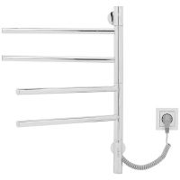 Электрический полотенцесушитель Vincea 43х60 Хром арт-VTD-1S1CE — фото 3, Электрические полотенцесушители