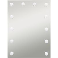 Зеркало Континент Бриджит 600х800 гримерное с подсветкой с механическим выключателем арт-ЗЛП1613 — фото 1, Зеркала в ванную комнату