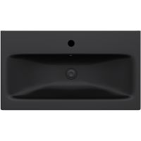 Раковина AM.PM Gem 75 Черная матовая арт-M90WCC0752BM — фото 1, Раковины встраиваемые сверху