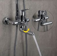 Душевая система Frap H17 Хром арт-F2417 — фото 3, Душевые стойки