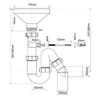 Товар: Сифон для кухонной мойки McAlpine Белый арт-HC8-FUN - фото 3 Сифон для кухонной мойки McAlpine Белый арт-HC8-FUN — фото 3, Сифоны для кухонной мойки