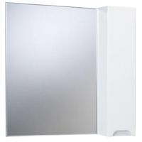 Зеркало со шкафом Bellezza Андрэа 65 R Белое арт-4619010001011 — фото 1, Зеркальные шкафы в ванную