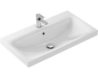 Тумба с раковиной Aquanet Палермо (Moduo) 80 подвесная Белый глянец арт-273123 — фото 4, Тумбы с раковиной