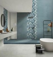 Керамогранит La Fenice Touch Evo Decor Tropical Blue Rett 60х120 см арт-12TVDEC04 — фото 2, Керамогранит