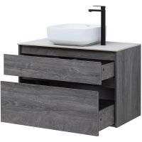 Тумба под раковину Aquanet Nova Lite 90 подвесная Дуб рошелье арт-242267 — фото 7, Тумбы под раковину