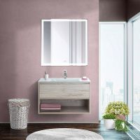 Тумба под раковину BelBagno Kraft 80 подвесная Rovere Galifax Bianco арт-KRAFT-800-1C-SO-RGB — фото 15, Тумбы под раковину
