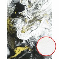 Фреска Ortograf Misto 34026 Фактура бархат FX Флизелин (2,3*3) Белый/Черный/Золото, Абстракция арт-34026 (бархат FX) — фото 1, Фрески
