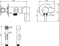 Товар: Гигиенический душ со смесителем STWORKI by Damixa Хельсинки HFHS51000 Хром арт-427567 - фото 4 Гигиенический душ со смесителем STWORKI by Damixa Хельсинки HFHS51000 Хром арт-427567 — фото 4, Гигиенические души