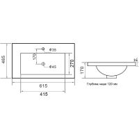 Товар: Тумба с раковиной Orange Line 60 подвесная Белая матовая арт-Li-60Tuw+Ra - фото 12 Тумба с раковиной Orange Line 60 подвесная Белая матовая арт-Li-60Tuw+Ra — фото 12, Тумбы с раковиной
