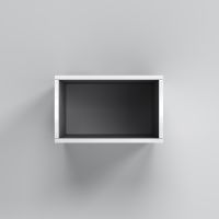 Товар: Ниша для пенала AM.PM Func 40 Белая глянцевая арт-M8FOH0401WG - фото 3 Ниша для пенала AM.PM Func 40 Белая глянцевая арт-M8FOH0401WG — фото 3, Полки