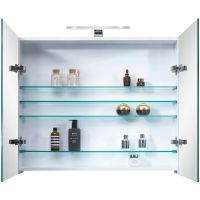 Зеркальный шкаф Orans BC-4023-600 с подсветкой Бархатистый черный арт-402360З — фото 3, Зеркальные шкафы в ванную