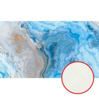 Фреска Ortograf Misto 34015 Фактура флок FLK Флизелин (4,7*2,7) Серый/Синий, Абстракция арт-34015 (флок FLK) — фото 1, Фрески