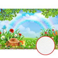 Фреска детская Ortograf Детские 6669 Фактура бархат FX Флизелин (4*2,8) Разноцветный, Пейзаж/Мультимедия арт-6669 (бархат FX) — фото 1, Фрески