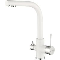 Смеситель для кухни Paulmark Essen Белый матовый арт-Es213011-431 — фото 1, Смесители для кухни