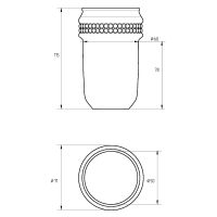 Стакан для зубных щеток Migliore Dubai Белый Хром арт-28481 — фото 4, Стаканы для зубных щеток