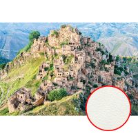 Фреска Ortograf Горы 30907 Фактура флок FLK Флизелин (4*2,7) Зеленый/Бежевый, Горы/Замки/Пейзаж арт-30907 (флок FLK) — фото 1, Фрески