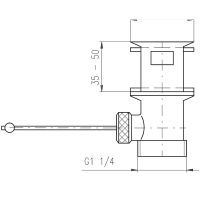 Донный клапан Rav Slezak Бронза арт-MD0013SM — фото 2, Донные клапаны