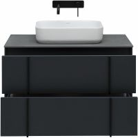 Тумба под раковину Allen Brau Reality 90 подвесная Антрацит матовый арт-1.32006.AM — фото 10, Тумбы под раковину