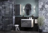 Тумба под раковину Aquaton Оливия 80 подвесная Грей Дуб ойстер арт-1A283101OLUG0 — фото 4, Тумбы под раковину