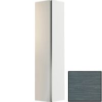 Шкаф пенал SanVit Авеню 32 с фактурой под дерево подвесной Шелк Сталь арт-pavenu — фото 1, Пеналы для ванной комнаты