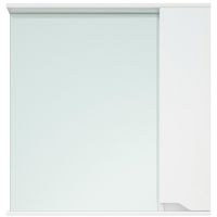 Зеркало со шкафом Corozo Теона 80 R Белое арт-SD-00001513 — фото 1, Зеркальные шкафы в ванную