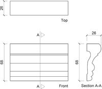 Товар: Молдинг гибкий Европласт 1.51.354 2000x68x26 мм арт-1.51.354 (гибкий) - фото 3 Молдинг гибкий Европласт 1.51.354 2000x68x26 мм арт-1.51.354 (гибкий) — фото 3, Молдинги