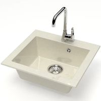 Товар: Кухонная мойка Bergg Z35 Бежевая арт-B035Q002 - фото 2 Кухонная мойка Bergg Z35 Бежевая арт-B035Q002 — фото 2, Кухонные мойки