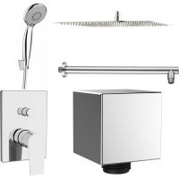 Душевая система Aquanet Static 2.13 Хром арт-257169 — фото 1, Встраиваемые душевые комплекты