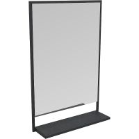 Зеркало 1MarKa Grunge Loft 60П Черное арт-Ц0000007990 — фото 1, Зеркала в ванную комнату