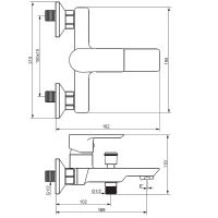 Товар: Смеситель для ванны Damixa Apollo Хром арт-471000001 - фото 5 Смеситель для ванны Damixa Apollo Хром арт-471000001 — фото 5, Смеситель для ванны